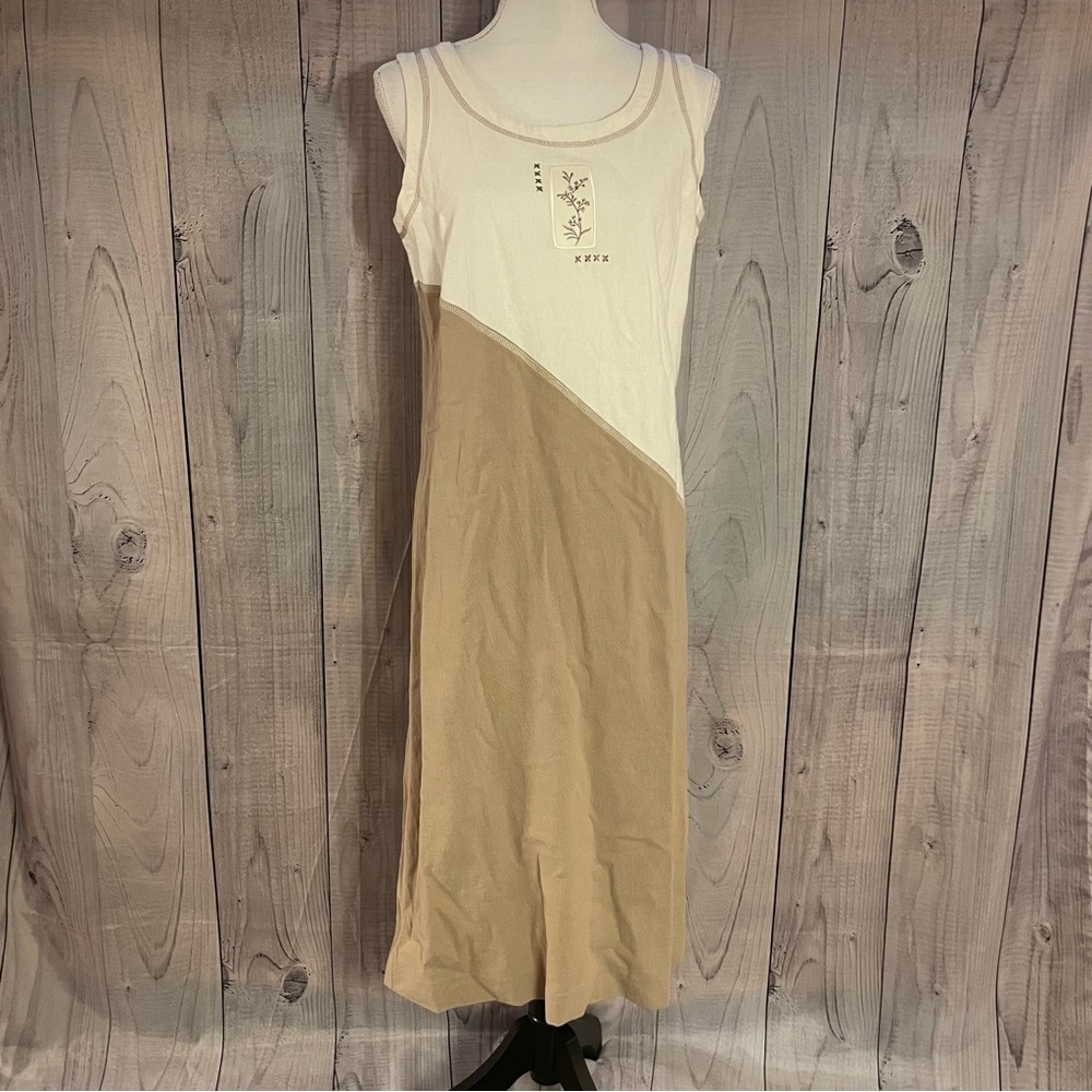 GW by Graff Sleeveless Two Tone Dress, Small